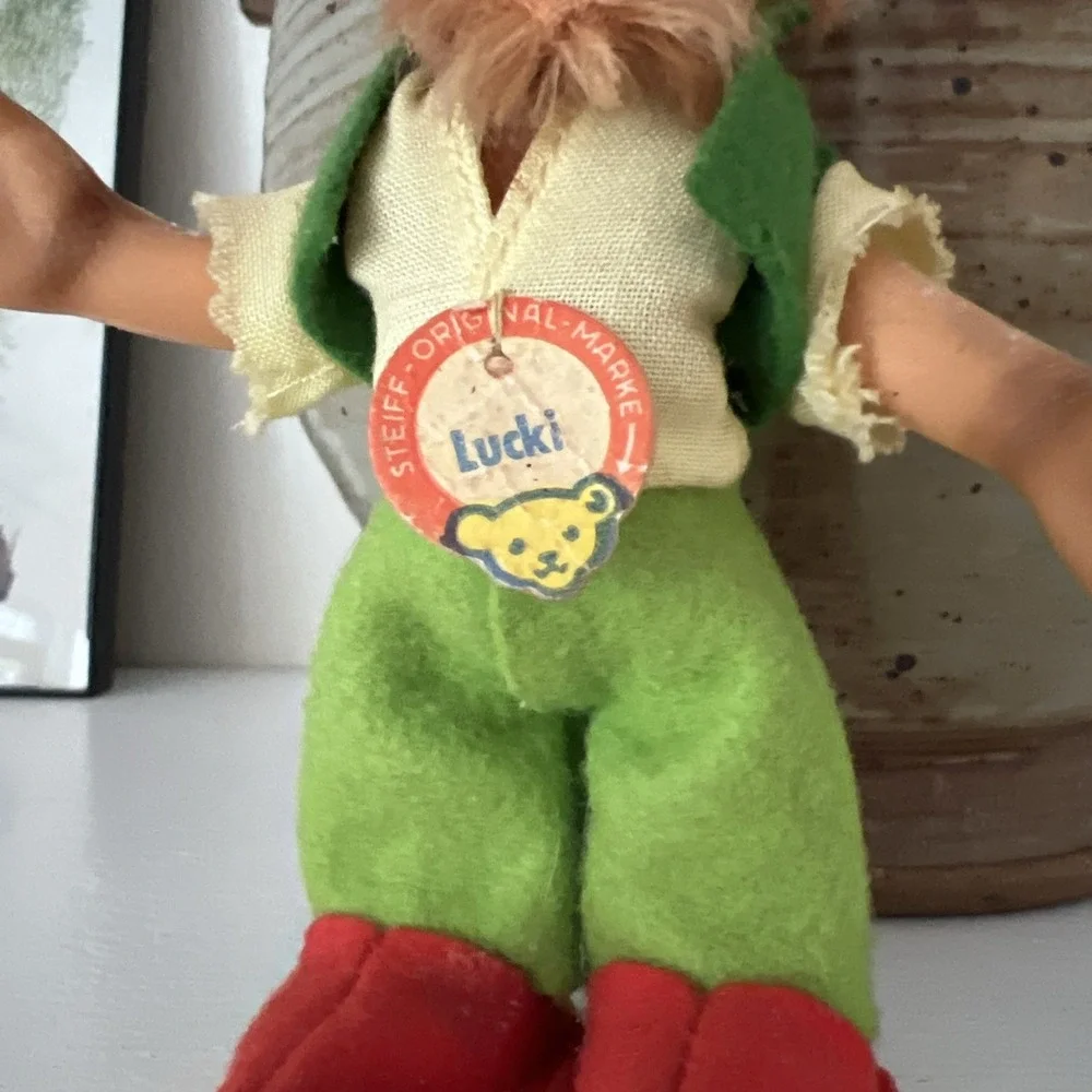 Vintage Steiff Troll Lucki 5